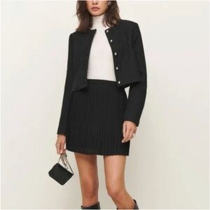 Reformation Lovell Skirt Black